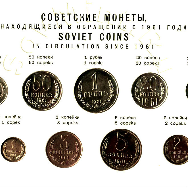 Ценные монеты ссср и их стоимость и фото 1961 1991