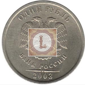 Подделка рубля 2003 года